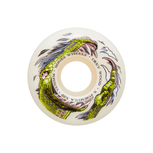 Ruedas Bones XF Wood Dino-Sortas 99A V5 Side Cut 55mm