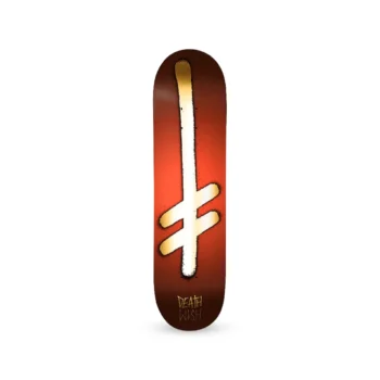 Tabla Deathwish Gang Logo Red Gold 8.75"