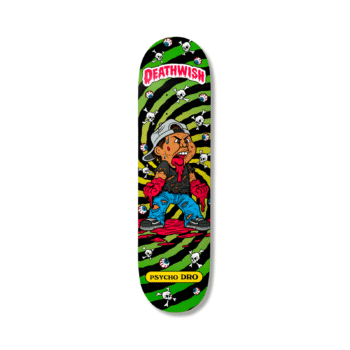 Tabla Deathwish Pedro Delfino Psycho Dro Low Life Kids 8.5"