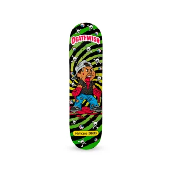 Tabla Deathwish Pedro Delfino Psycho Dro Low Life Kids 8.5"