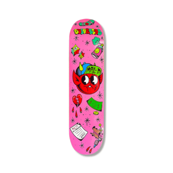 Tabla Suburbios x Mal Portado y Herido Cabrxncillo desde Morro 8.5"