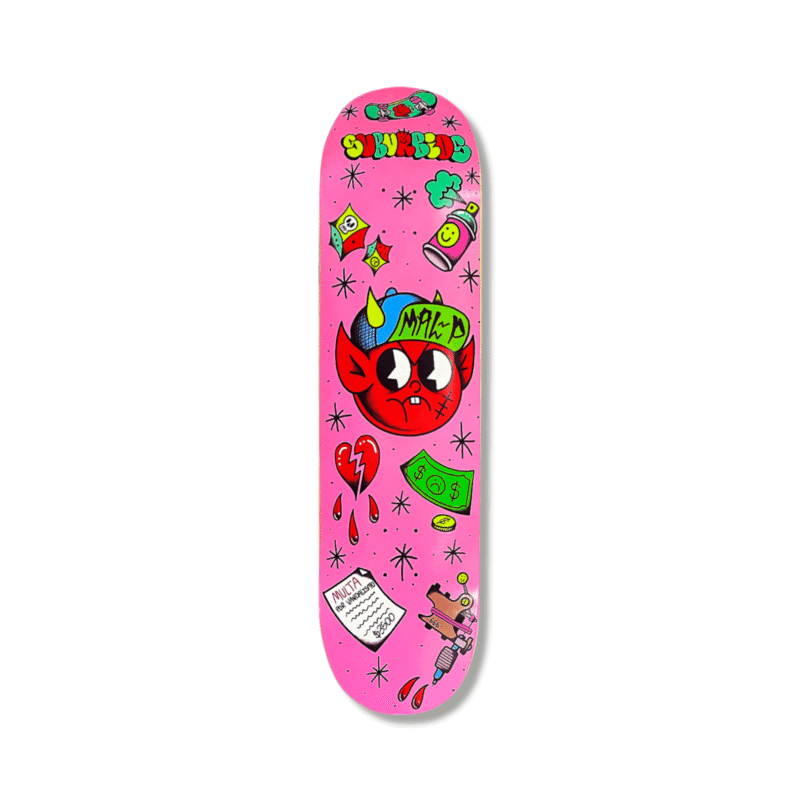 Tabla Suburbios x Mal Portado y Herido Cabrxncillo desde Morro 8.5"