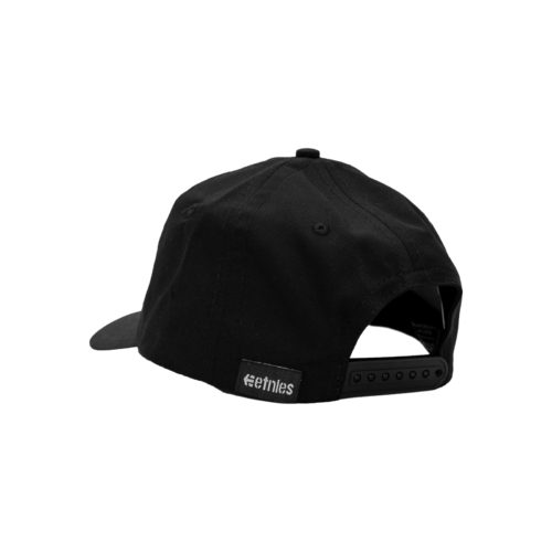 Gorra Etnies Icon Destruct Snapback Black - Imagen 2