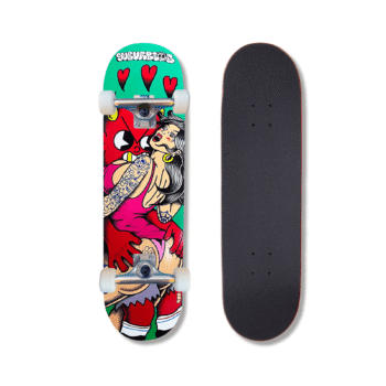 Patineta Armada Suburbios x Mal Portado y Herido Juntos por Siempre