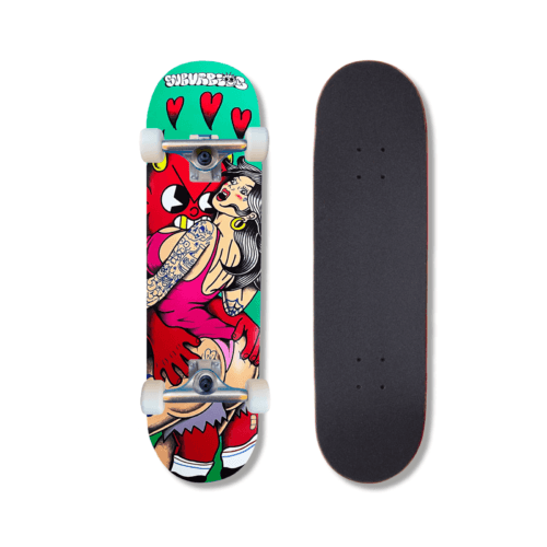 Patineta Armada Suburbios x Mal Portado y Herido Juntos por Siempre