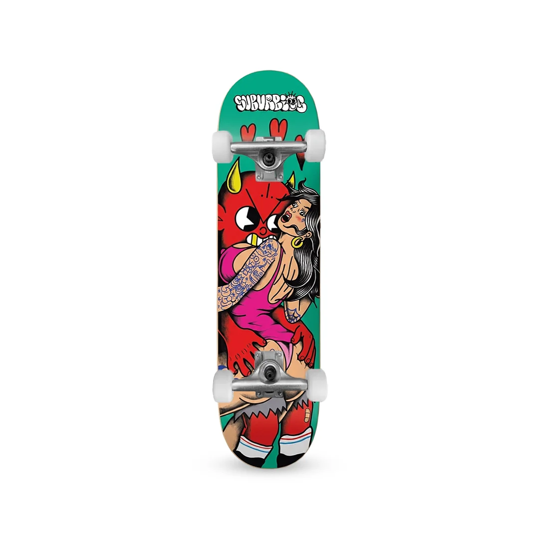 Patineta Armada Suburbios x Mal Portado y Herido Juntos por Siempre 8" / 8.25" / 8.5"