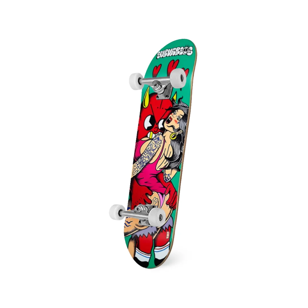 Patineta Armada Suburbios x Mal Portado y Herido Juntos por Siempre 8" / 8.25" / 8.5" - Imagen 2