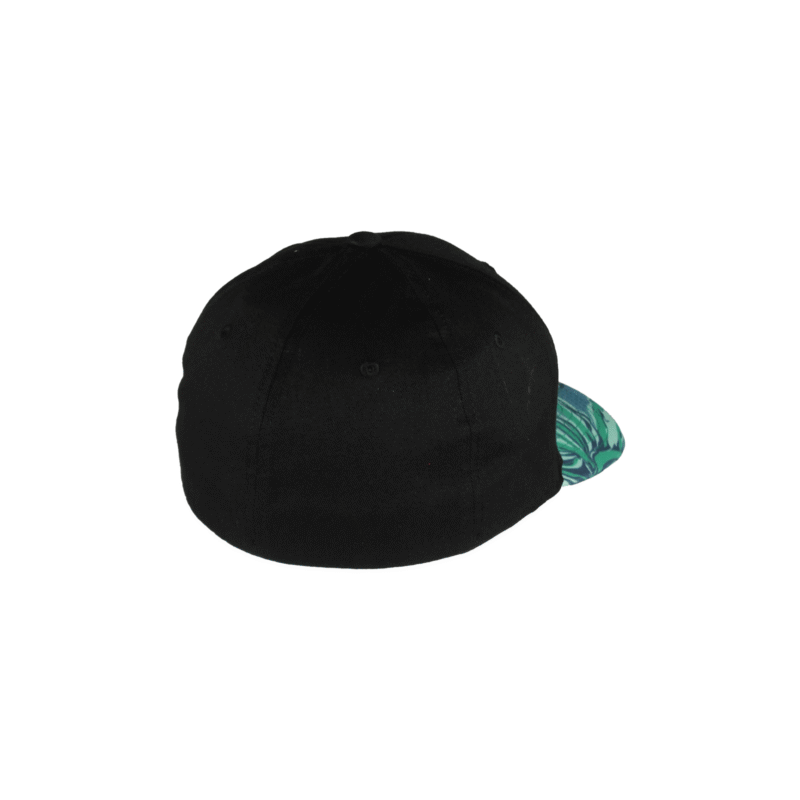 Gorra Volcom Full Stone Print Flexfit Black Small Medium - Imagen 2