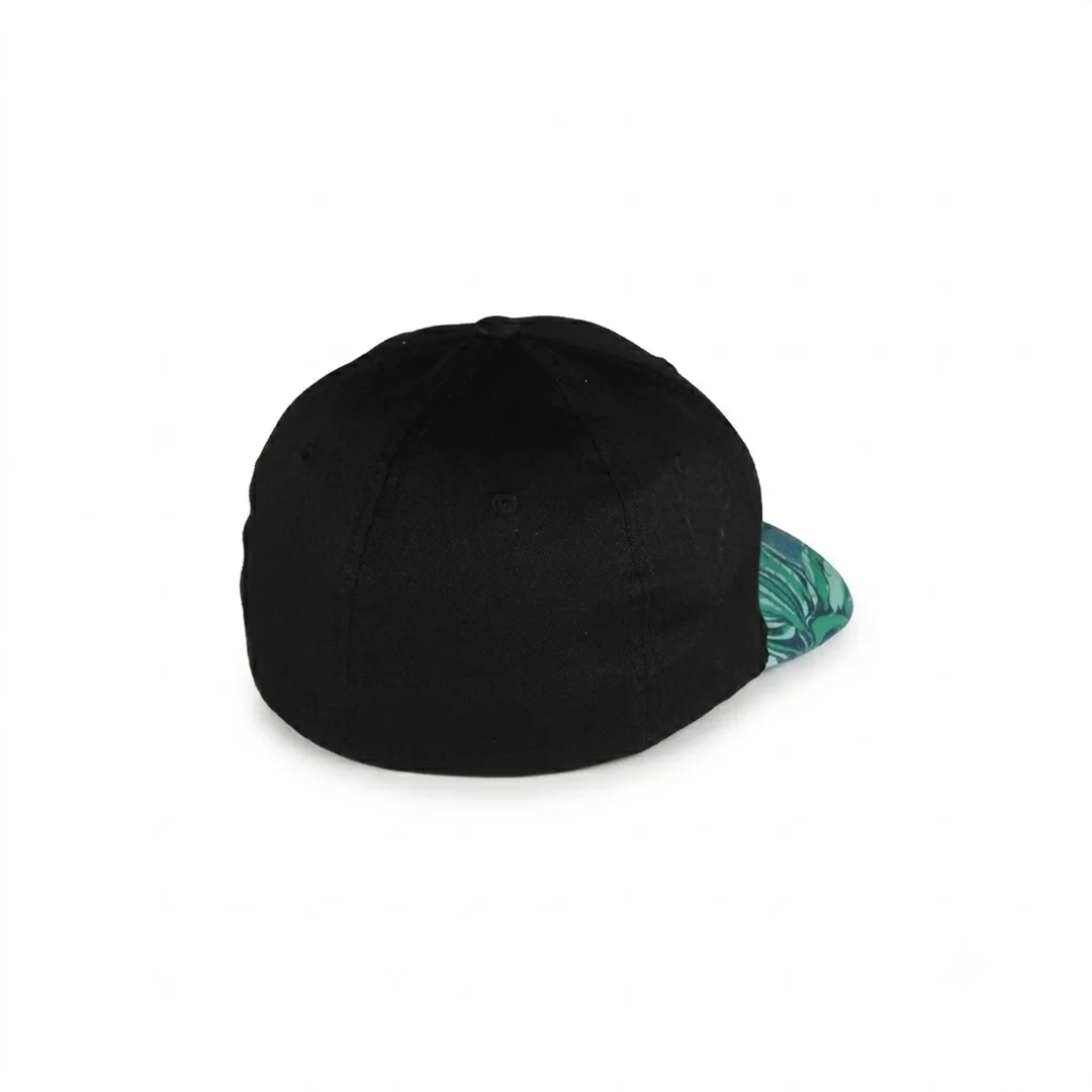 Gorra Volcom Full Stone Print Flexfit Black Small Medium - Imagen 3