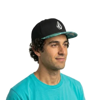 Gorra Volcom Full Stone Print Flexfit Black Small Medium