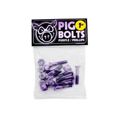 Tornillos Pig Phillips Morado 1"