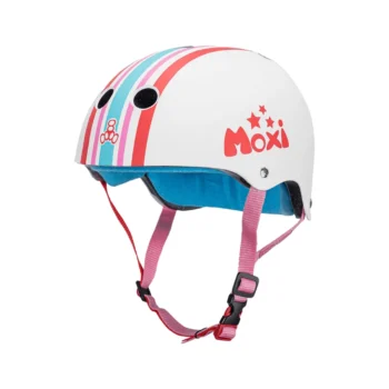 Casco Certificado Triple 8 Sweatsaver Moxi Signature Stripey L/XL