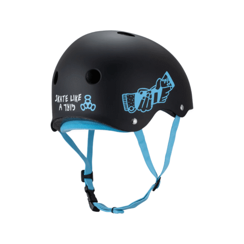 Casco Certificado Triple 8 Sweatsaver Skate Like A Girl S/M - Imagen 2