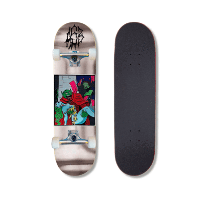 Patineta Armada Alebrije Frankie vs Drácula 8.5"