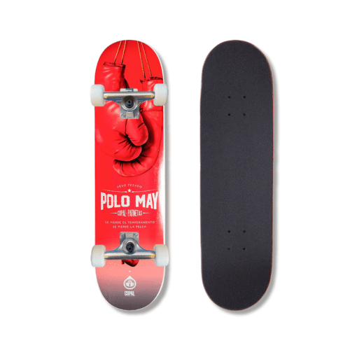 Patineta Armada Copal Polo May Temperamento Rojo 8.25"