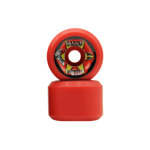 Ruedas Hosoi Rockets Rojas 97A 61mm - Imagen 2