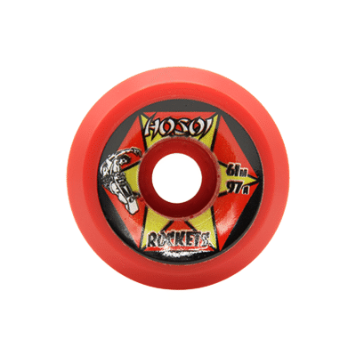 Ruedas Hosoi Rockets Rojas 97A 61mm