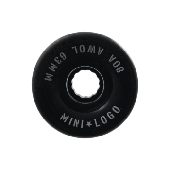 Ruedas Mini-Logo AWOL Negras Cruiser 88A 63mm