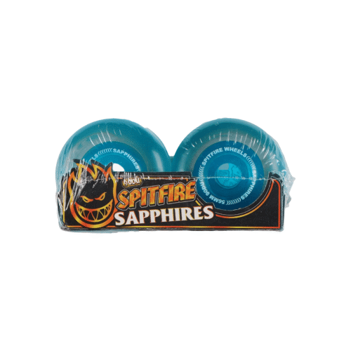 Ruedas Spitfire Sapphire Clear Blue 56mm - Imagen 4