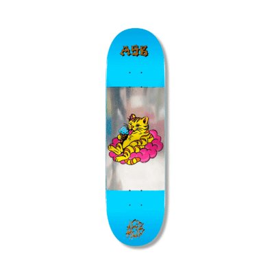 Tabla Alebrije Gato Helado 8"