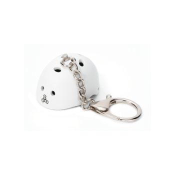 Llavero Triple 8 Casco Blanco