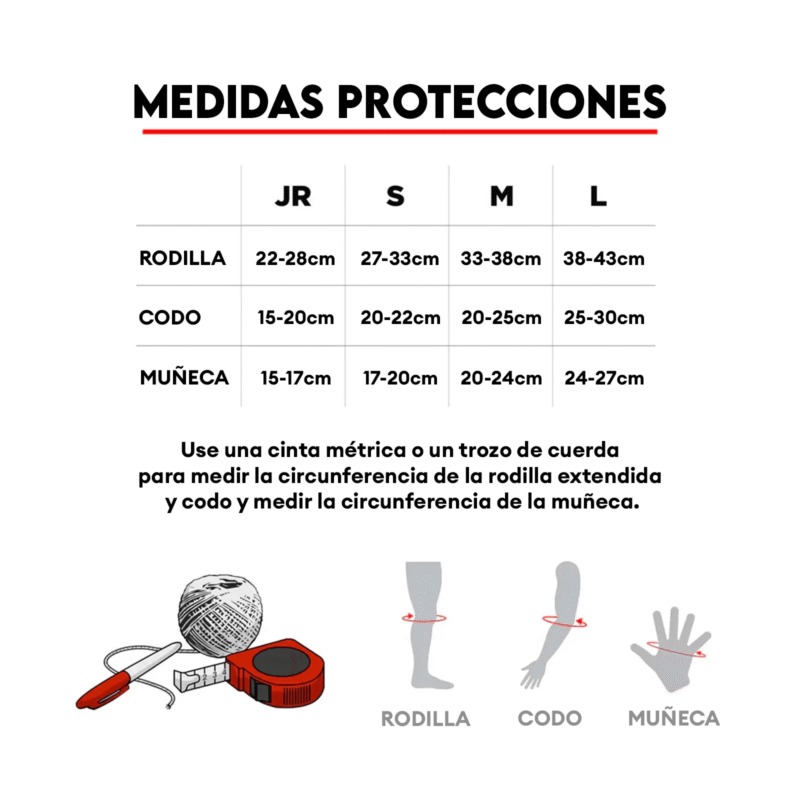 Set de Protecciones Triple 8 Six Pack Pacific Beach - Imagen 5