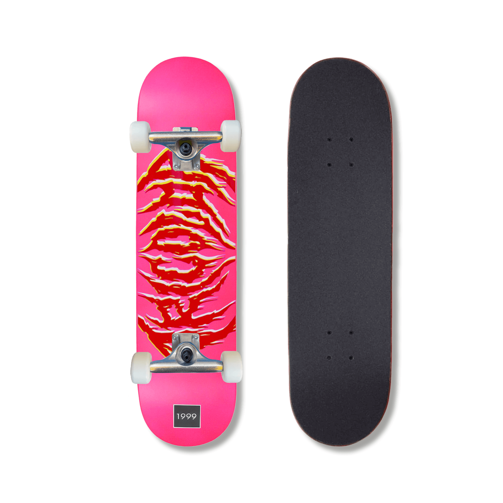 Patineta Armada Tricolor 3CLR Metal Rosa Neón 8.25"