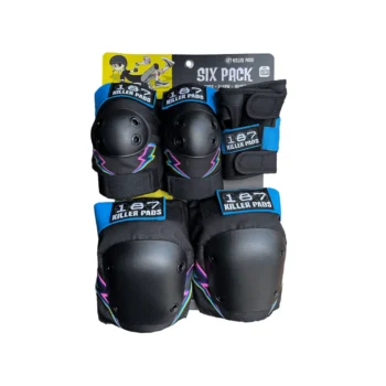 Set de Protecciones 187 Killer Pads Six Pack Electric Bolt L/XL