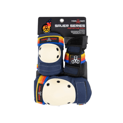 Set de Protecciones Triple 8 Six Pack Pacific Beach