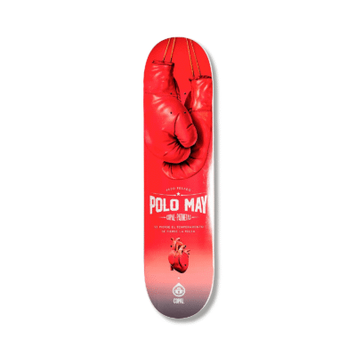 Tabla Copal Polo May Temperamento Rojo 8.25"