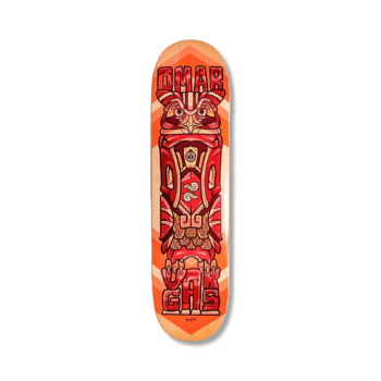 Tabla Copal Pro Omar Vargas Buho Naranja 8.5"