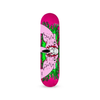 Tabla Rip N Dip Skull Face Flamingo 8.25"