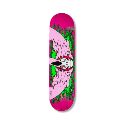 Tabla Rip N Dip Skull Face Flamingo 8.25"