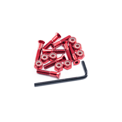 Tornillos Catrina Allen Rojo 1"