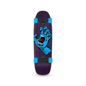 Patineta Santa Cruz Cruiser Screaming Hand Purple 8.4"