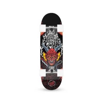 Patineta Armada Cruiser Santa Cruz X Stranger Things Hellfire Club Flames 9″