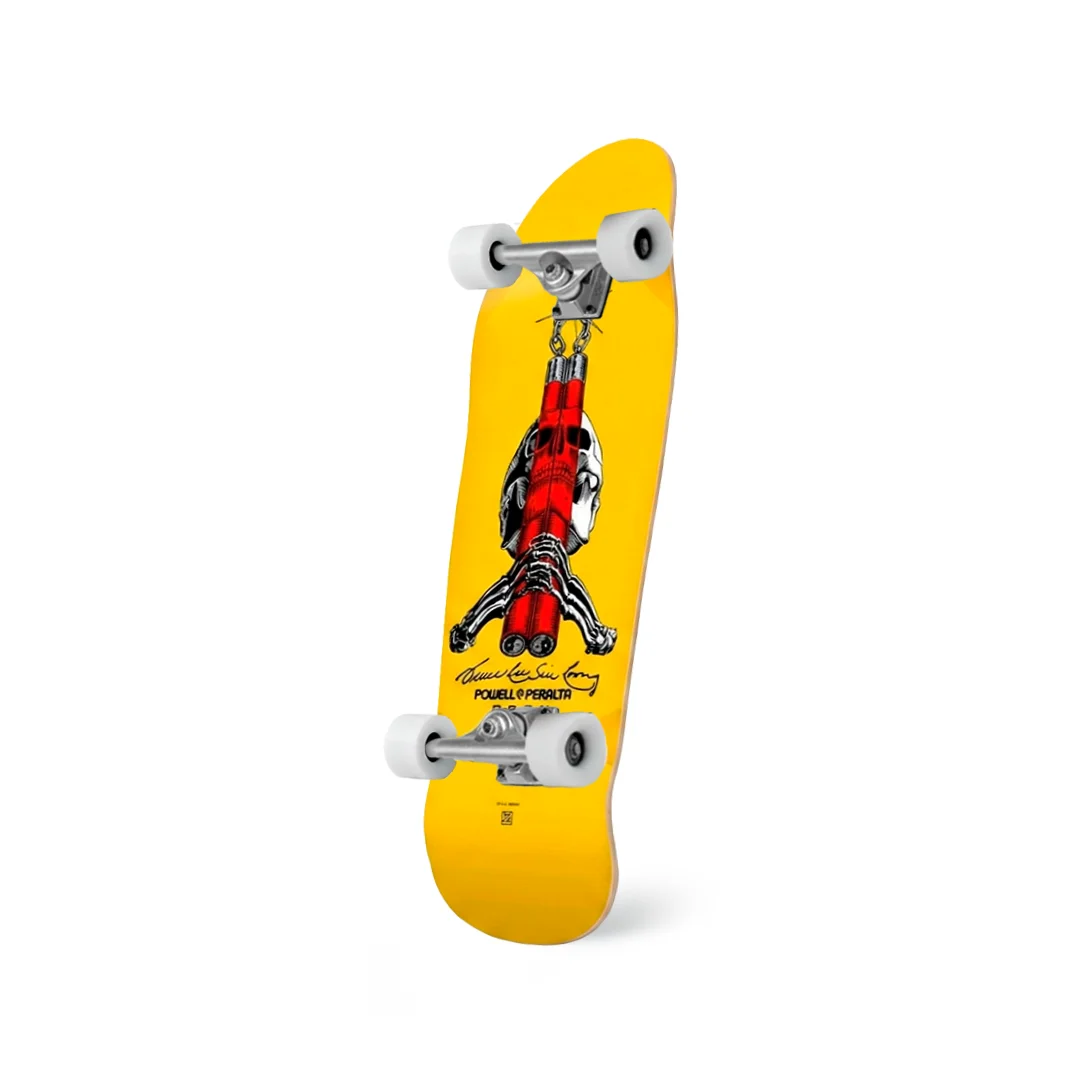 Patineta Armada Cruiser Tabla Powell Peralta Skull & Nunchucks Bruce Lee Collab 10" - Imagen 2