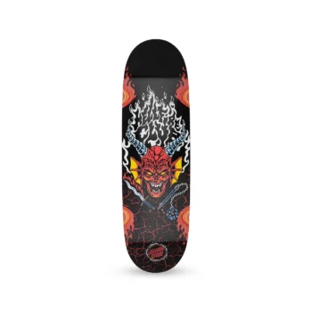 Tabla Santa Cruz X Stranger Things Hellfire Club Flames 9″