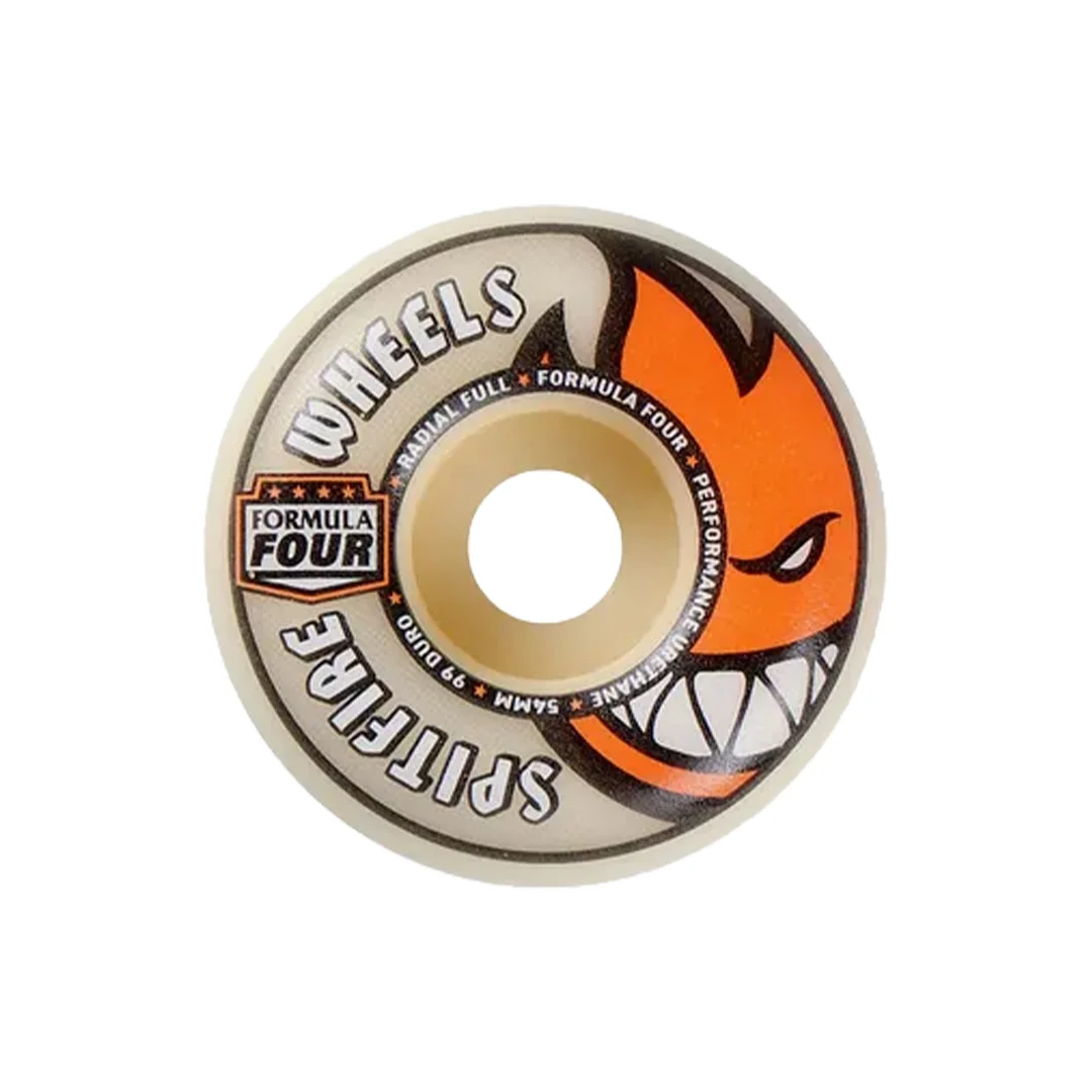 Ruedas Spitfire F4 99D Radial Full Naranja 56 mm