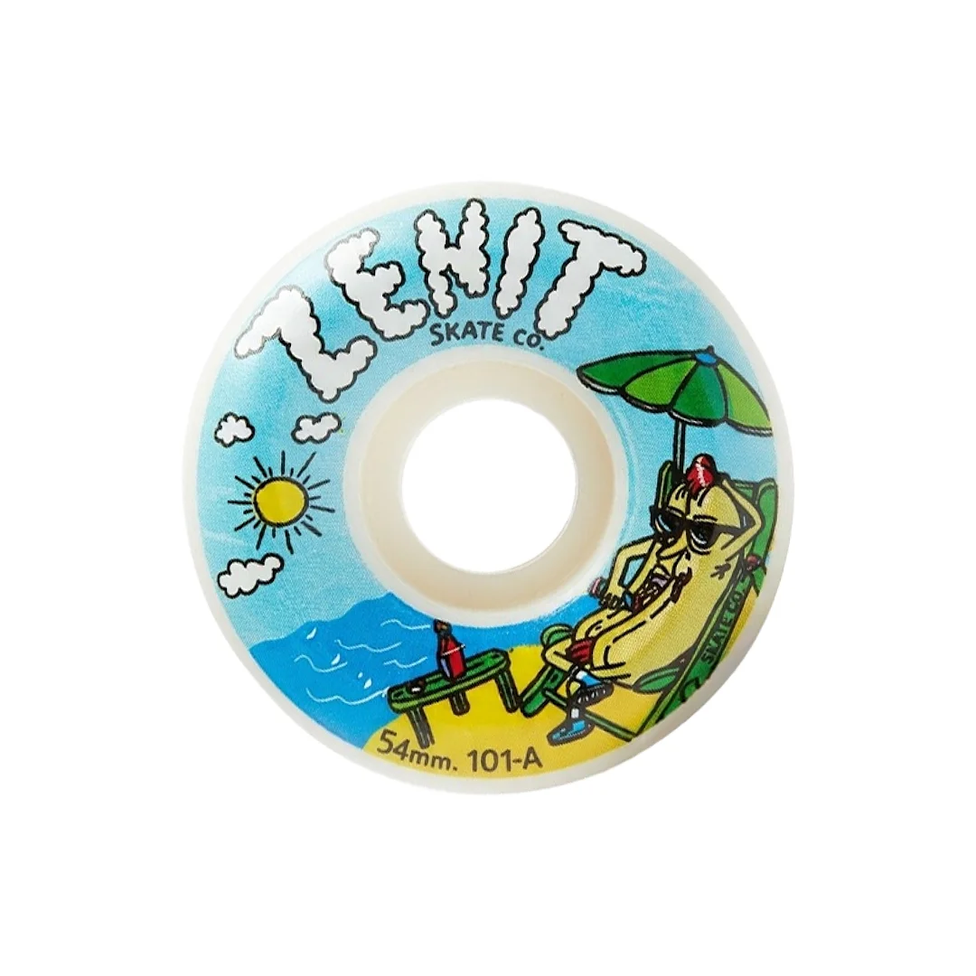 Ruedas Zenit Hot Dog Cónica 101A Blancas 54mm