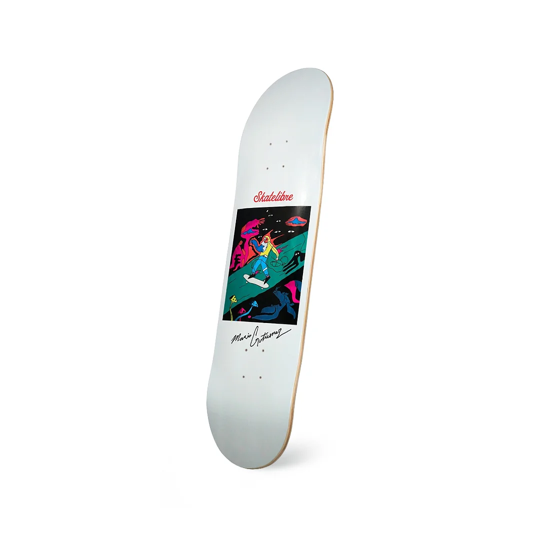 Tabla Skatelibre Firma Mario Paranoia 8.25" - Imagen 2