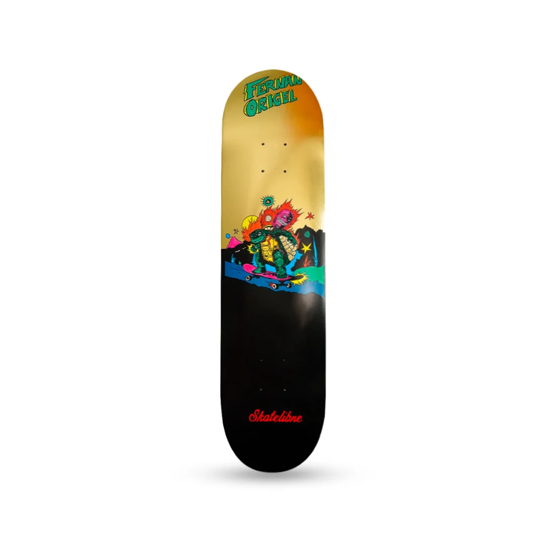 Tabla Skatelibre Tortuga Gold Foil 8.25"