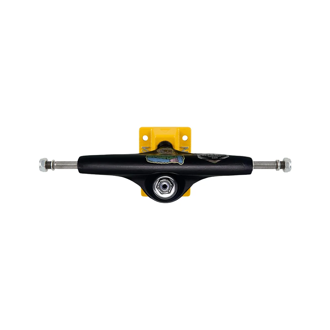 Trucks Vulkan Simio Negro Amarillo 8" - Imagen 3