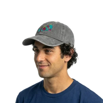 Gorra Suburbios X Mal Portado y Herido Gris