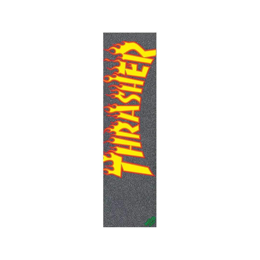 Lija Mob Grip Thrasher Yellow and Orange Flame