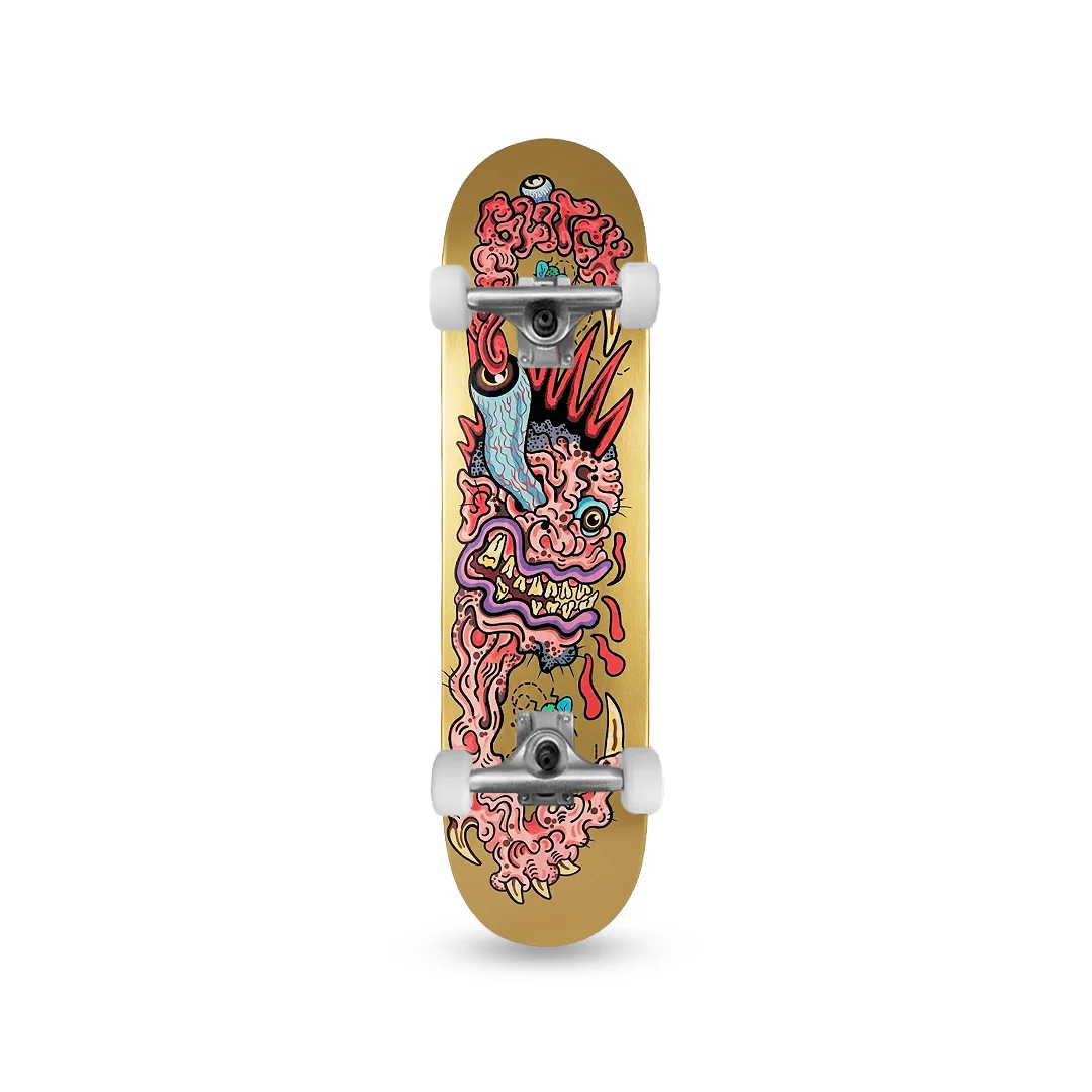 Patineta Armada Glitch Punk Gold 8"