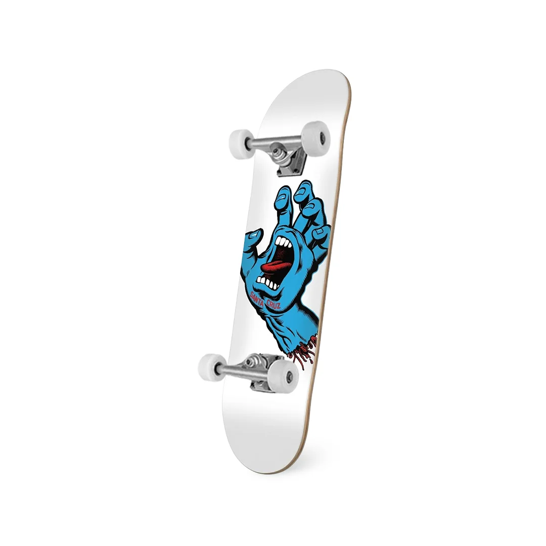 Patineta Armada Santa Cruz Screaming Hand White 8.25" - Imagen 2