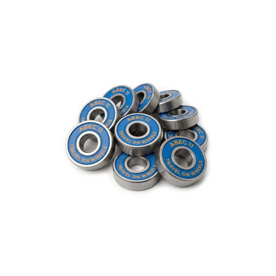 Baleros Travel on Wheels Rusher Azul Abec 11 - Imagen 3