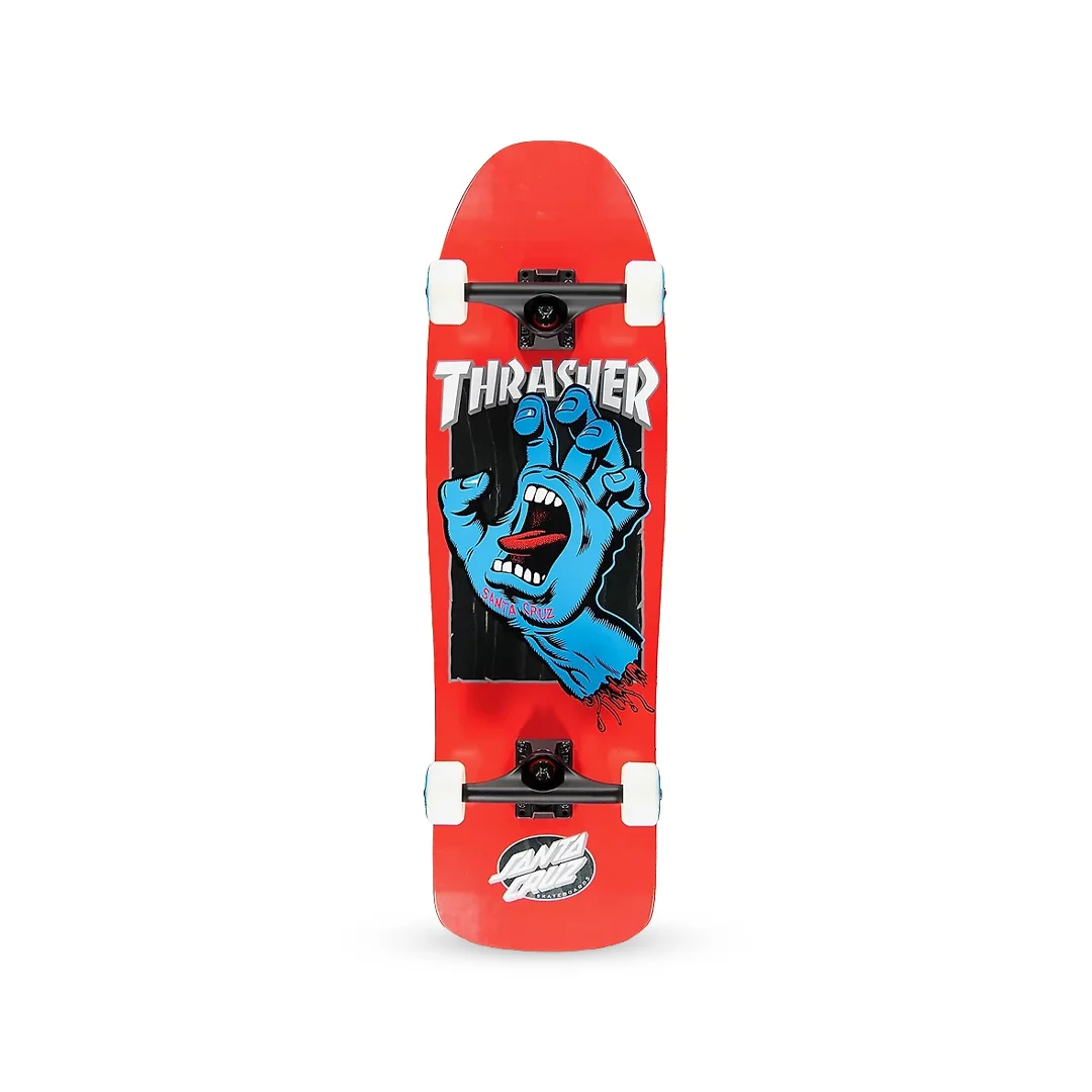 Patineta Cruiser Thrasher X Santa Cruz Screaming Hand 9.35"