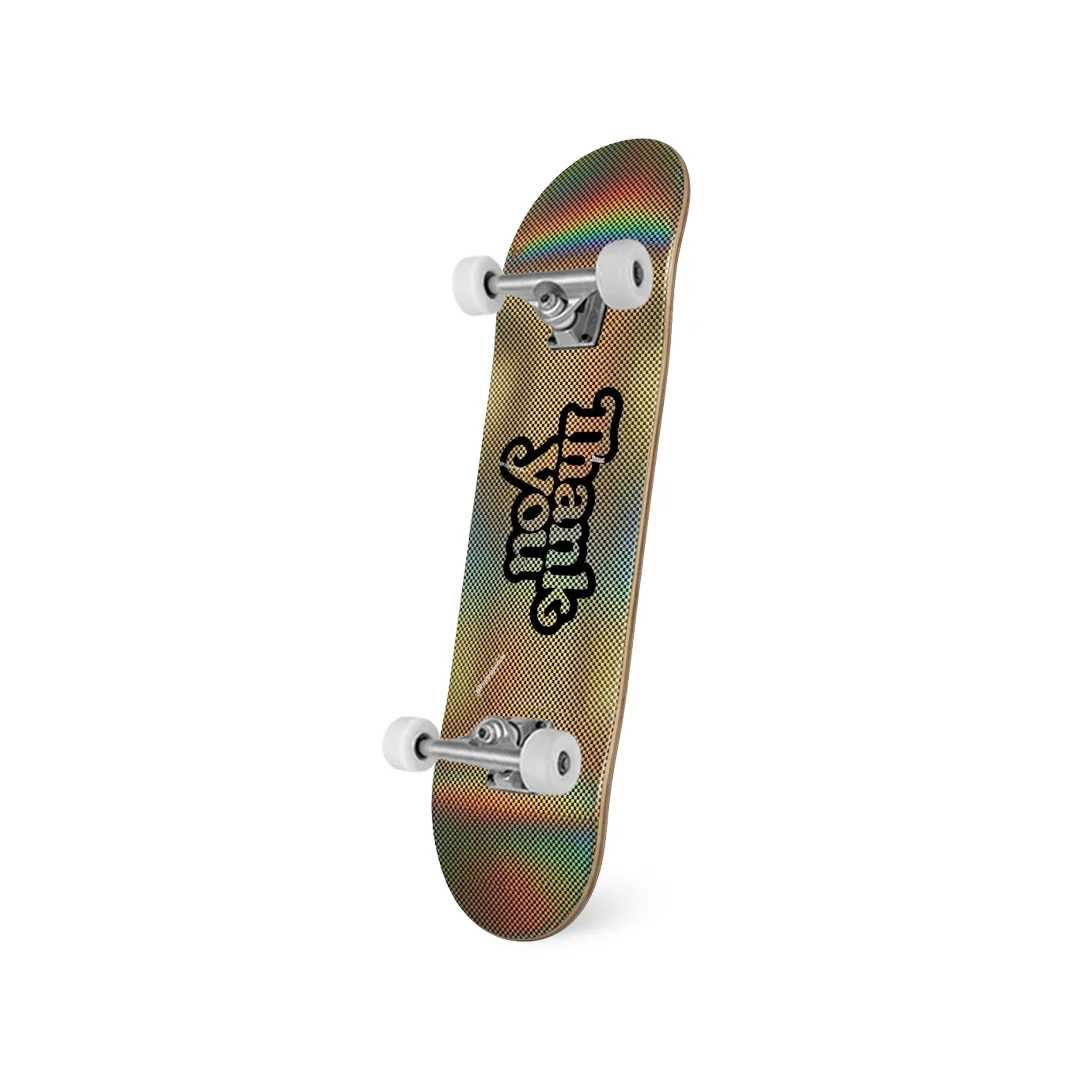 Patineta Armada Thank You Logo Gold Chess 8.25" (Raspada) - Imagen 2